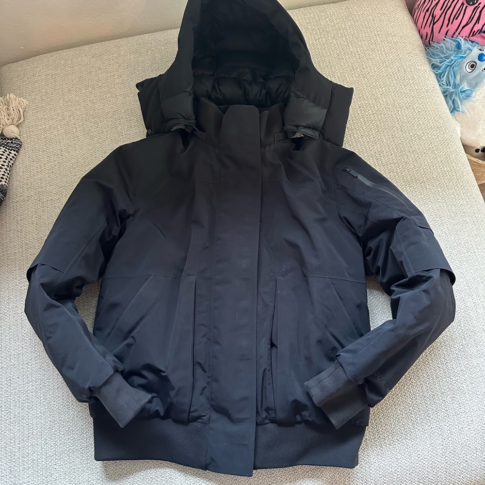 lululemon athletica Black Bomber Jacket